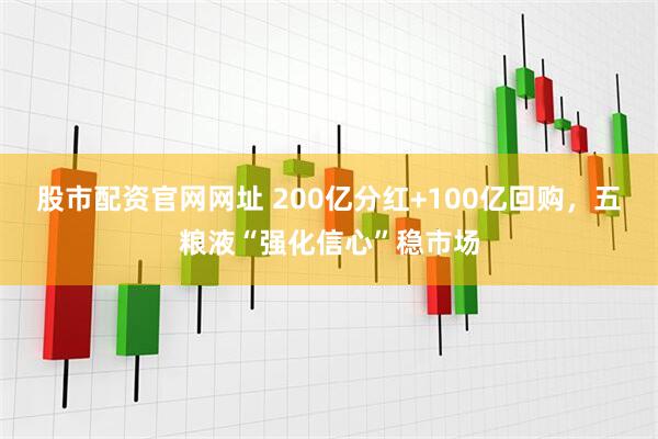 股市配资官网网址 200亿分红+100亿回购，五粮液“强化信心”稳市场